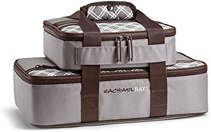  Insulated Casserole Carrier With Dish Storage Combo, Hot Cold Food Carrier, Delivery Bag, Insulated Food Bag, Casserole Carrier Bag Insulated, Casserole Carriers For Hot Or Cold Food, Hot Carrier