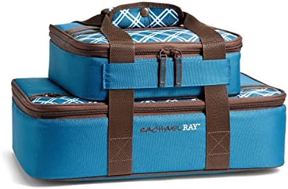  Insulated Casserole Carrier With Dish Storage Combo, Hot Cold Food Carrier, Delivery Bag, Insulated Food Bag, Casserole Carrier Bag Insulated, Casserole Carriers For Hot Or Cold Food, Hot Carrier