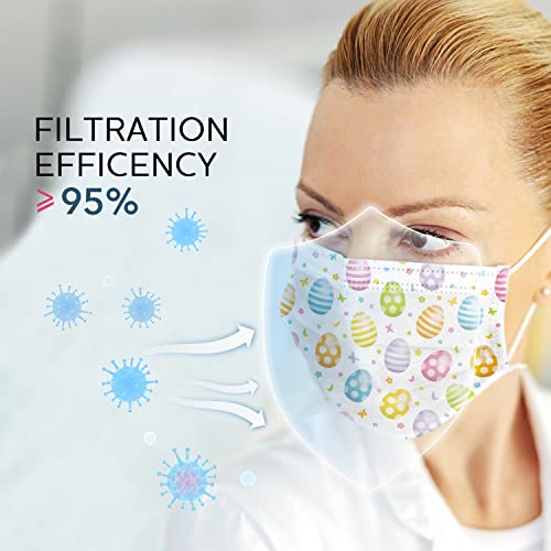  50Pcs St Patricks Day Disposable Face Bandana For Adults, Breathable Face Bandanas Covering Set For Women Men Anti Dust