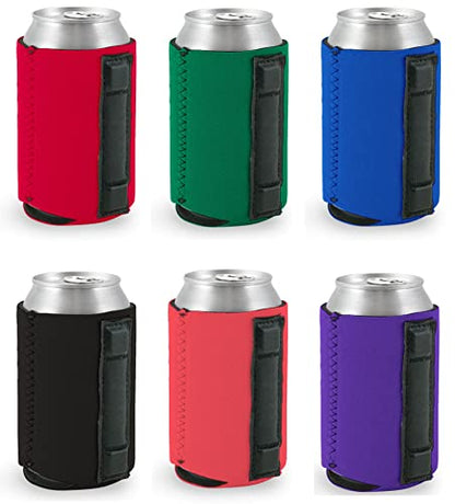  Blank Magnetic Can Coolie (6 Pack, Various)