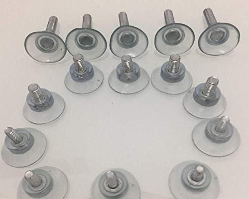  Love Shops - Rubber Strong Suction Cup Replacements For Glass Table Tops With M6 Screw（10 PCS）