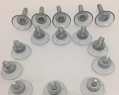  Love Shops - Rubber Strong Suction Cup Replacements For Glass Table Tops With M6 Screw（10 PCS）