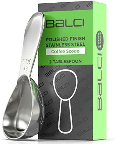  - Stainless Steel Coffee Scoop (2 Tablespoon Scoop) Exact Measuring Spoon For Coffee, Tea, Sugar, Flour And More! …
