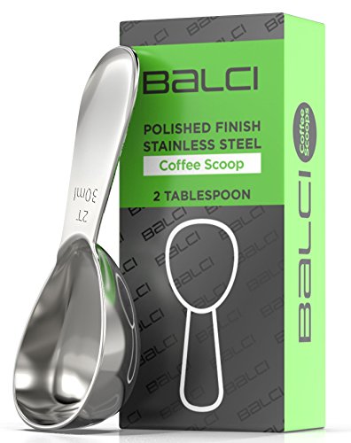  - Stainless Steel Coffee Scoop (2 Tablespoon Scoop) Exact Measuring Spoon For Coffee, Tea, Sugar, Flour And More! …