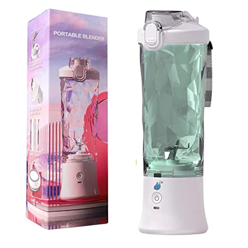  Portable Blender,Best 4Vi Personal Blender, Smoothie Blender For Shakes With USB Rechargeable Blender Bottle 20 Oz