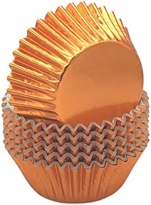  Classic Black Paper-Lined Foil Cupcake Liners Standard Baking Cups For Party And More, 120-Count