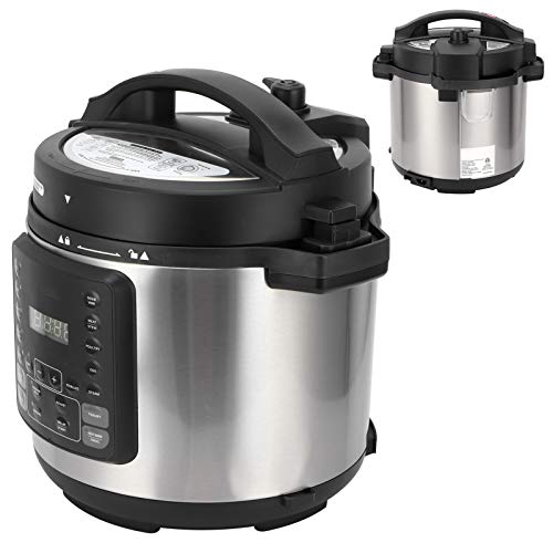  Lectric Pressure Cooker, 6L Capacity Multifunction Slow Cooker, Built‑in Preheat Function, For Kitchen Utensils