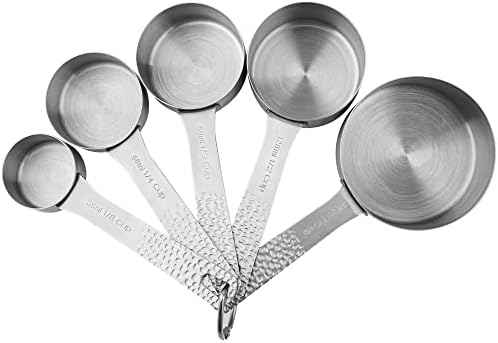  Measuring Cups, Measuring Cups And Spoons Set, 6 Measuring Spoons Set And 5 Measuring Cup Set, Stainless Steel Measuring Cups, Metal Measuring Cups, Mini Teaspoon Measuring Spoons Equivalents