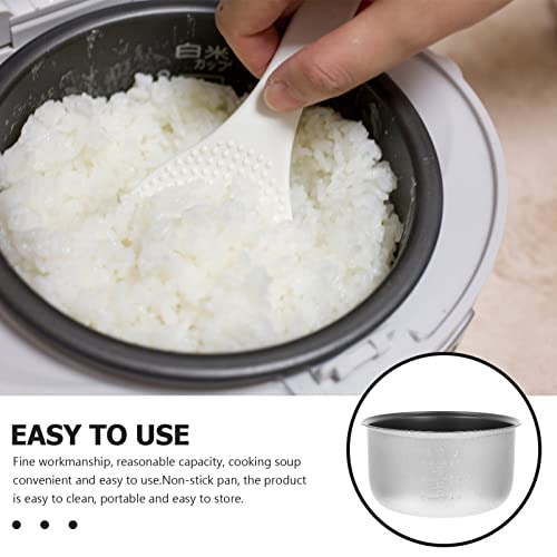  Rice Cooker Inner Pot Rice Porridge Cooker Liner Non- Stick Rice Cooking Container Rice Maker Accessories For Rice Maker Cooker 3 L
