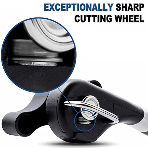 - Safe Cut Can Opener, Smooth Edge Can Opener - Can Opener Handheld, Manual Can Opener, Ergonomic Smooth Edge, Food Grade Stainless Steel Cutting Can Opener For Kitchen & Restaurant