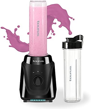 Taurus |Menina Glass| Blender With 2 Speed Control |Glass Jar 32 Oz | Modern Design| Compact Size | 300 W| Easy Fit System |Easy To Clean |Make It In Minutes