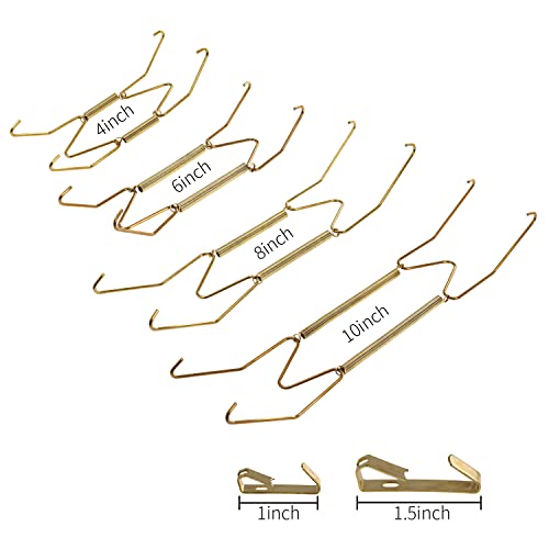  20 Pack Plate Hanger 4 6 8 10 Inches Wall Plate Hangers Decorative Wire Plate Hanger With 20 Wall Hooks 30LB 50LB