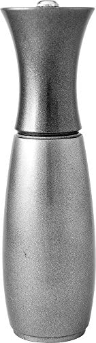  ' Mill Border Grill Salt Mill, Walnut Stain - 8 Inch, Adjustable Coarseness Fine To Coarse, MADE IN U.S.A.