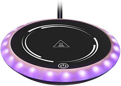  Coffee Mug Warmer Cup Warmer: Electric Canlde Warmer Plate Smart Mug Warmer For Desk Auto Shut Off Beverage Warmer Constant Temperature Home Office Use For Milk Tea Cocoa Hot Chocolate Water