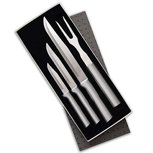  Ada Cutlery Prepare Then Carve Carving Knife Gift Set – Stainless Steel Blades With Aluminum Handles