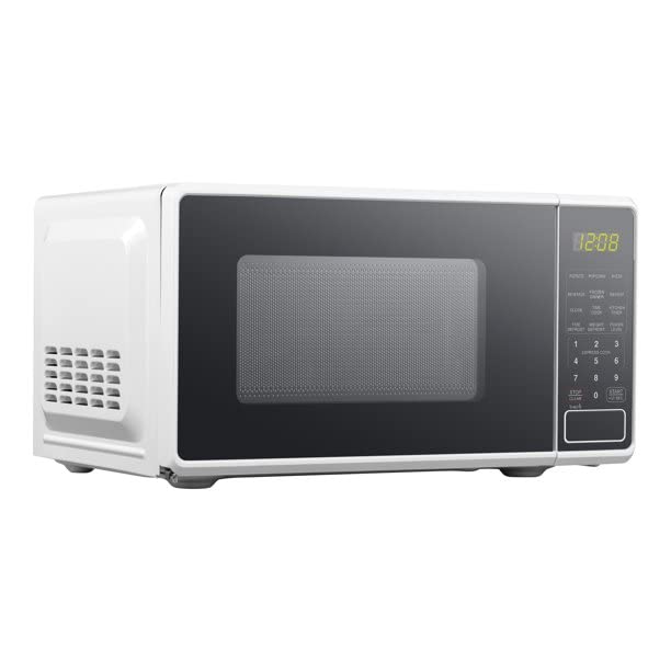 N/A 0.7 Cu Ft Capacity Countertop Microwave Oven, White