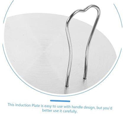  Induction Cooker Heating Plate Electric Diffuser Induction Hot Plate Glass Dishes Heat Diffuser For Glass Cooktop Stainless Steel Coffee Pot Glass Induction Cooktop Plate Round Gas