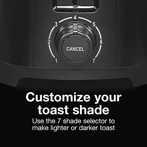  22215PS Extra-Wide Slot Toaster With Cool Wall, Shade Selector, Toast Boost, Auto Shut-off And Cancel Button, Black, 2-Slice-Discontinued