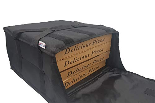  Pizza Delivery Bag Stain Resistant Moisture Free 4/16" (5 Pack)