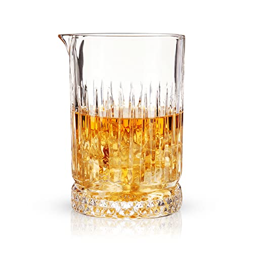  Cocktail Mixing Glass 23 Oz. Crystal Pitcher Pedestal Design Bartending Glasses - Barware Essentials