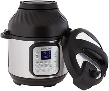  Duo 7-in-1 Electric Pressure Cooker, Slow Cooker, Rice Cooker, Steamer, Sauté, Yogurt Maker, Warmer & Sterilizer, Includes Free App With Over 1900 Recipes, Stainless Steel, 6 Quart