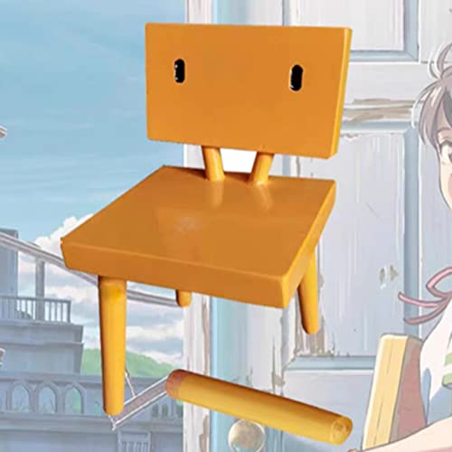  Aferzov Movies Anime Suzume No Tojimari Chair Wooden Chair Doll Bag Pendant Toy Cosplay Cartoon Keychain Pendant Fans Cosplay Gift