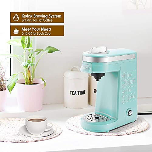  Coffee Maker Single-Serve Coffee Machine For Reusable Filter And Coffee Capsule