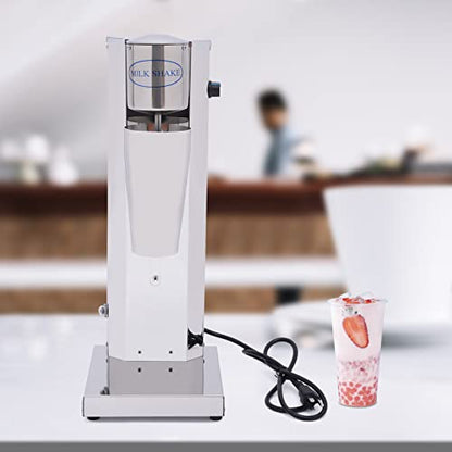  Milkshake Drink Mixer Machine, 16000rmp Commercia Electric Milkshake Maker, 110V Stainless Steel Single Head Milk Shake Machine With 800ml Cup For Cocktail Tea Drink
