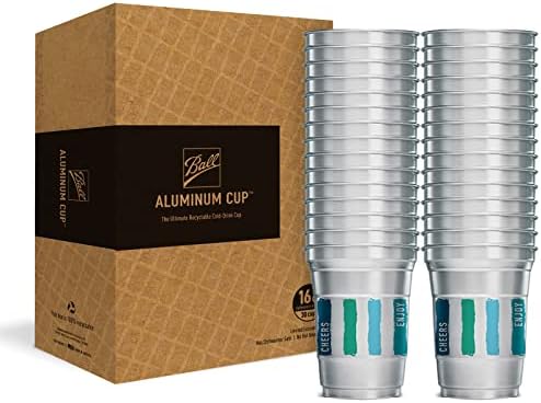  Recyclable Party Cups, 16 Oz. Cup, 30 Cups Per Pack