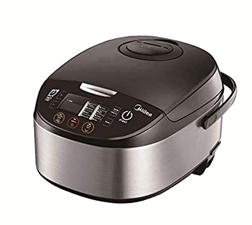 Midea Rice Cooker Slow Cooker Multi Cooker 10 Cup With Steamer Basket For Rice Food Vegetable Egg Automatic Keep Warm LED Digital Control
