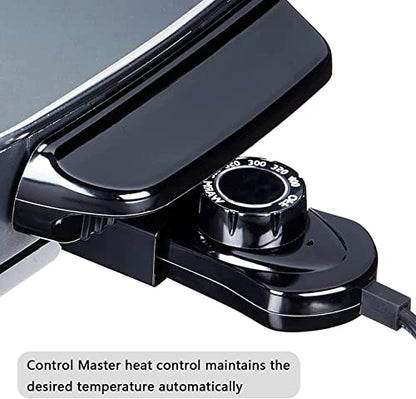  16 Inch Nonstick Electric Skillet - With Glass Cover Electric