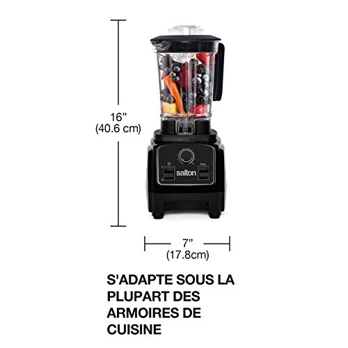  BL1638BL Compact Power, Black Blender, 1.2 Liters