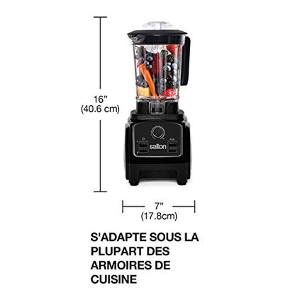  BL1638BL Compact Power, Black Blender, 1.2 Liters