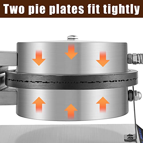  Commercial Ice Cream Chicken Rolls Machine Household Waffle Chicken Rolls Iron Omelet Hotel Restaurant Non Stick PID ControlProgrammable Stainless SteelWaterproof Keypad