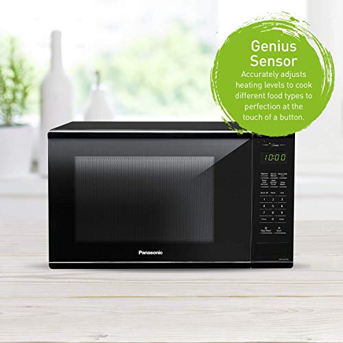 Panasonic Genius Countertop Microwave Oven (NNSG676B) - Black, 1100W, 1.3 Cu. Ft.