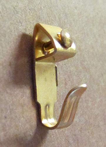 Brass Set Of 3 Plate Hangers, Displays Plates On Wall Size 8" To 11" In Diameter