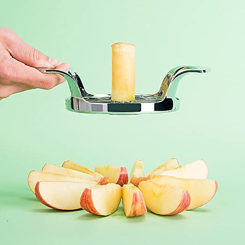  Apple Slicer,12-Blade Extra Large Apple Corer,Easy To Use, Time-Saving, Heavy Duty Stainless Steel Apple Cutter And Divider