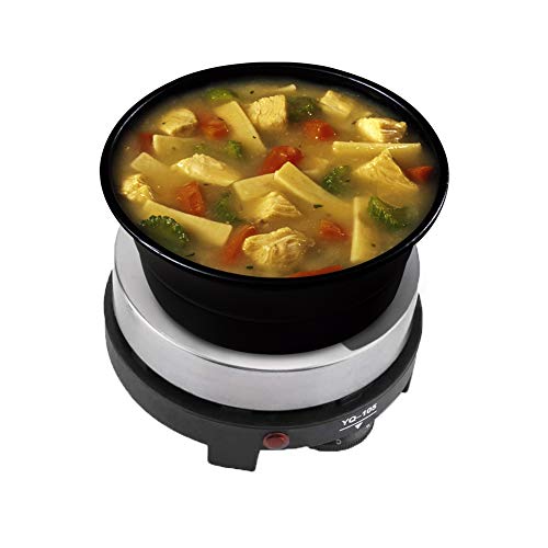  Electric Small Stove,500W Small Hot Plates For Cooking Electric Single Electric Flat Cast Iron Heating Plate Burner For RV, Small Apartments, Camping Etc