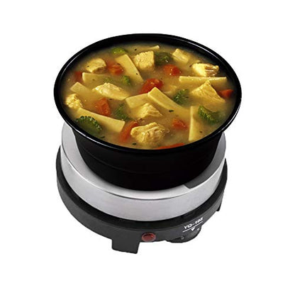  Electric Small Stove,500W Small Hot Plates For Cooking Electric Single Electric Flat Cast Iron Heating Plate Burner For RV, Small Apartments, Camping Etc