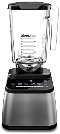 Blendtec Original Designer Series Blender And 90 Oz WildSide+ Jar - Kitchen Blender Bundle - Black