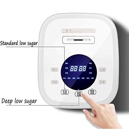  Low Sugar Rice Cooker Is Fully Automatic, 3L Home Multi-Function Rice Cooker, Thickened Non-Sticking Inner Lined, Rice Soup Is Separated, 2-4 People