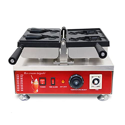  Fish Shape Open Mouth Waffle Maker Taiyaki Machine (110V)