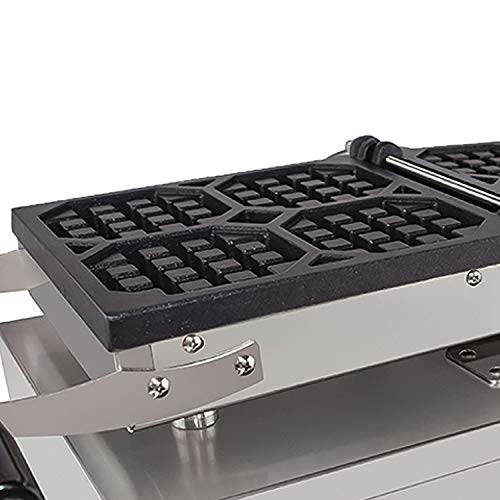  Belgian Waffle Iron | Swing Type | 4 Pcs | Professional Use | Removable Plates With Nonstick Coating | 110V