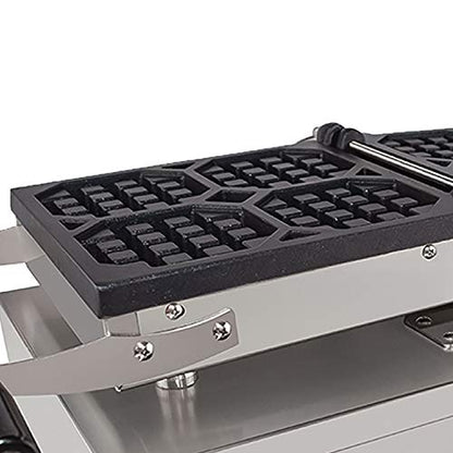  Belgian Waffle Iron | Swing Type | 4 Pcs | Professional Use | Removable Plates With Nonstick Coating | 110V
