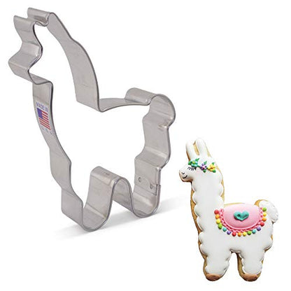  Llama/Alpaca Cookie Cutter, 4.25" Made In USA By Ann Clark