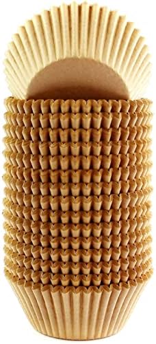  Mini Cupcake Liners Muffin Wrappers Rainbow Bright Baking Cups Paper, 400 Pack