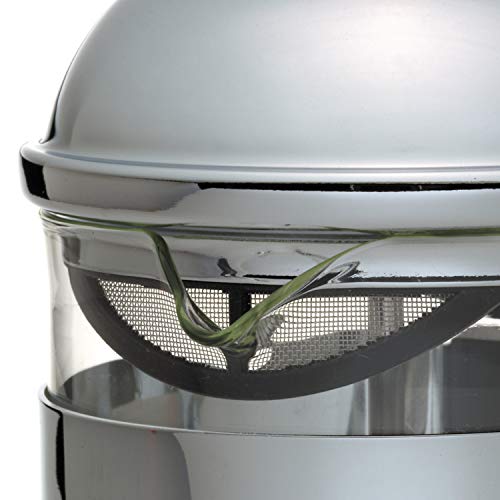  Jour Maximus French Press Coffee Maker, 8 Cup, Silver