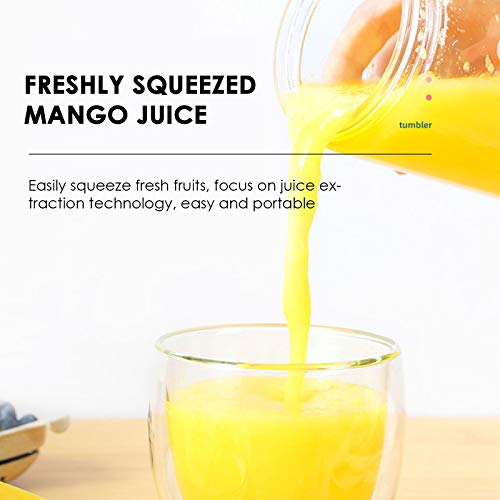  500ML Portable Blender Juicer Shaker Cup Miniature USB Rechargeable Fruit Mixer For Home Kitchen Travel