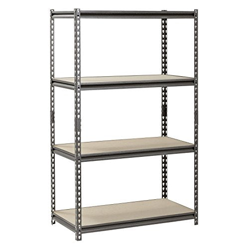  UR361860PB4P-SV Silver Vein Steel Storage Rack, 4 Adjustable Shelves, 3200 Lb. Capacity, 60" Height X 36" Width X 18" Depth (Pack-2)
