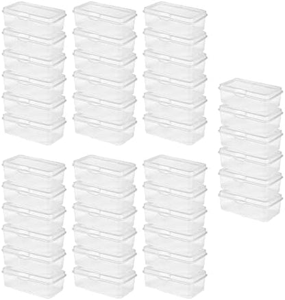  18058606 Large Flip Top, Clear, 6-Pack